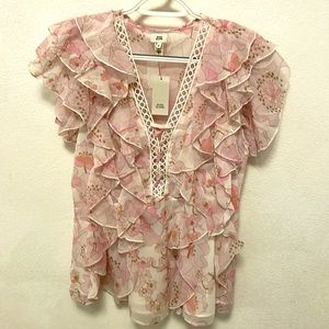 Beautiful River Island blouse size M or 10